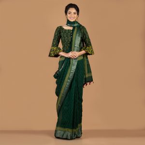 Dabu Bagru Linen By Linen Saree