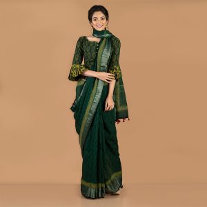 Dabu Bagru Linen By Linen Saree