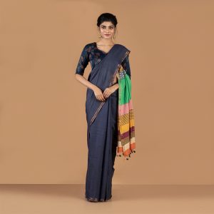 Khadi By Mulberry Hand Woven Saree