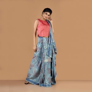 Khadi With Mulberry Saree