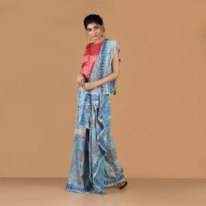 Khadi With Mulberry Saree