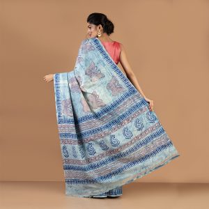 Khadi With Mulberry Saree