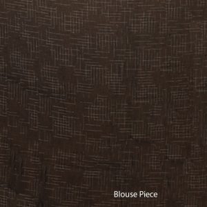 Tie & Dye Temple Work Linen Saree