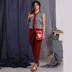 Santiniketani Embossed Batik Work Sling Bag