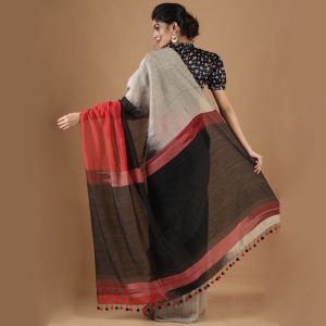 Maslin Tie And Dye Saree