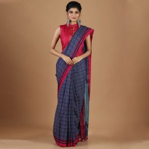 Khadi Self Check Saree