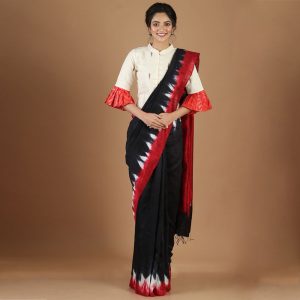 Silk Dupian Tie & Dye Saree