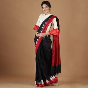 Silk Dupian Tie & Dye Saree