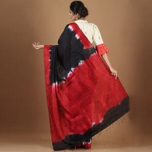 Silk Dupian Tie & Dye Saree