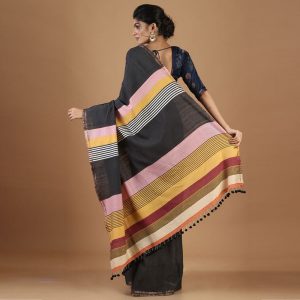 Khadi By Mulberry Hand Woven Saree