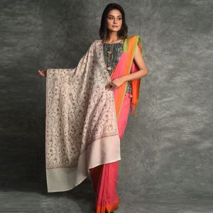 Kashmiri Sozni Pure Wool Shawl