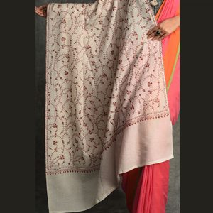 Kashmiri Sozni Pure Wool Shawl