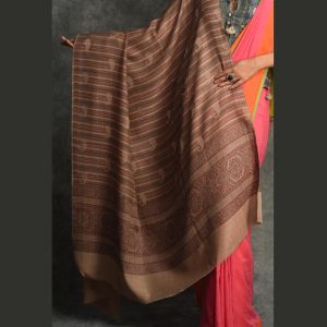 Kashmiri Pure Wool Woven Shawl