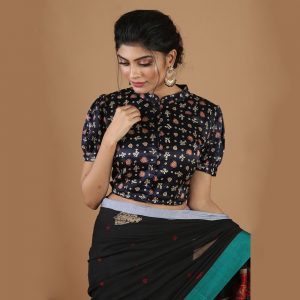 Ajrakh Moral Silk Blouse