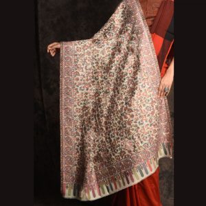 Kashmiri Pure Wool Woven Shawl