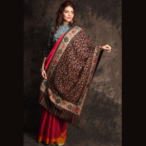 Kashmiri Woven Pure Wool Shawl