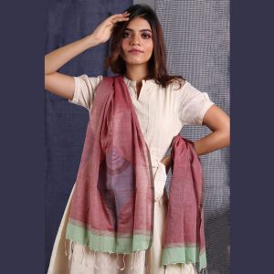 Khadi Sankha Jamdani Stole