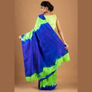 Silk Dupian Tie & Dye Saree