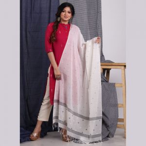 Khadi Jamdani Dupatta