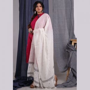 Khadi Jamdani Dupatta