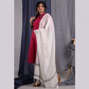 Khadi Jamdani Dupatta