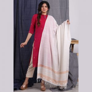 Khadi Jamdani Dupatta