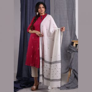 Khadi Jamdani Dupatta