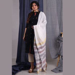 Khadi Jamdani Dupatta