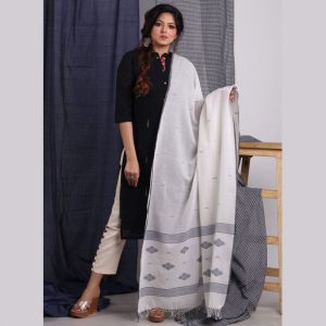 Khadi Jamdani Dupatta