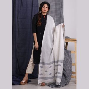 Khadi Jamdani Dupatta