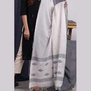 Khadi Jamdani Dupatta