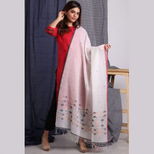 Khadi Jamdani Dupatta