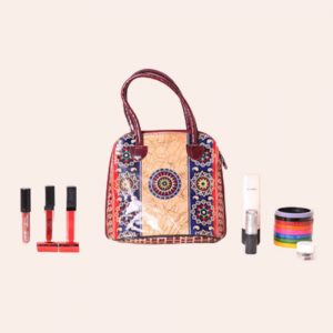 Santiniketani Embossed Batik Work Clutch