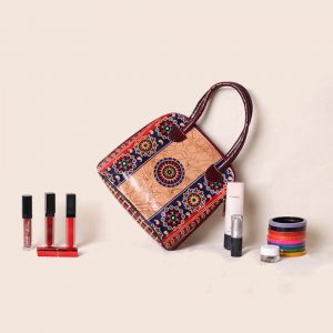 Santiniketani Embossed Batik Work Clutch