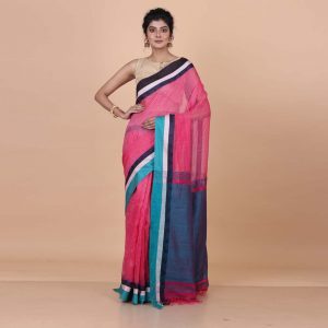 Silk Matka Stripe Saree