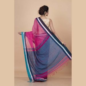 Silk Matka Stripe Saree