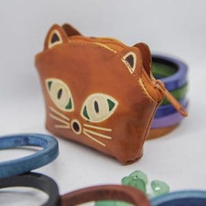 Cat Coin Purse With Ear