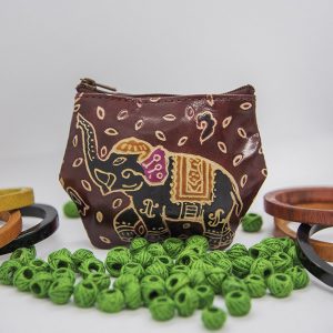 Embossed Batik Work Coin Purse