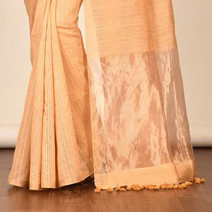 Matka Zari Stripe Saree