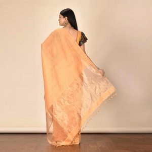 Matka Zari Stripe Saree