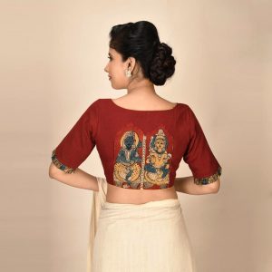 Bishnu Avatar Hand Paint Blouse