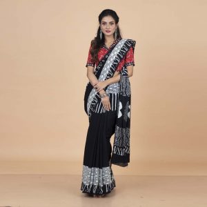 Dabu Print Saree