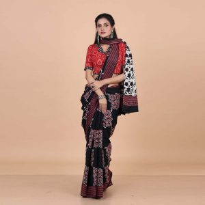 Dabu Print Saree