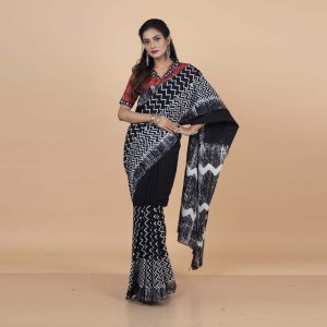 Dabu Print Saree