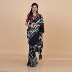 Dabu Print Saree